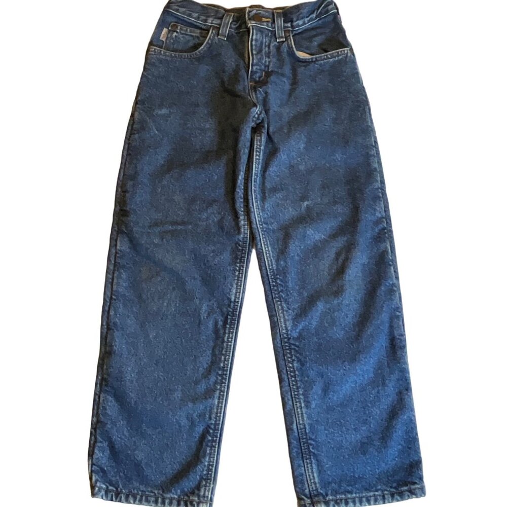 Carhartt‎ Youth Relaxed Fit Fleece-Lined Jeans10 Regular Style YYB155 DST